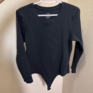 Nuuds Ribbed Bodysuit